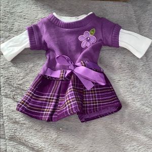 purple doll dress